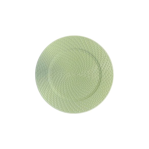 Pasztell zöld dekor tálca 33cm