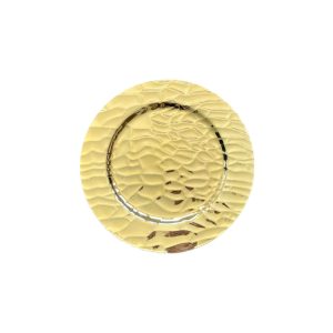 Arany fényes dekor tálca mintával 33cm