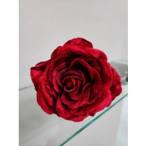 Piros bársony rózsa száron 30cm
