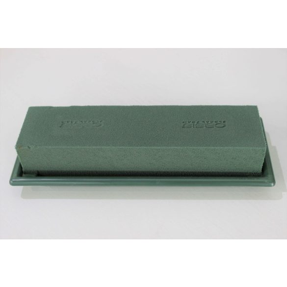 Tálca tűzőhabbal (florex) 23cm