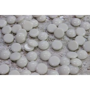 Kör alakú fehér cabochon 1,5 cm 250g