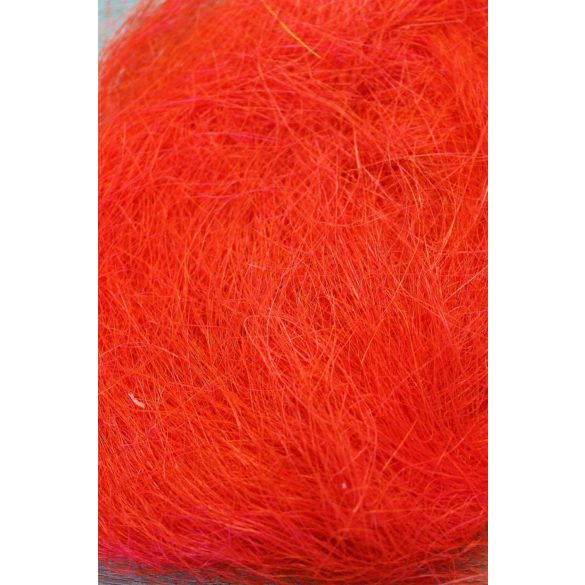 Narancssárga-piros dekorálható szizál 50g
