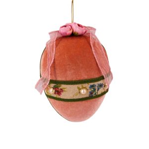 Bársony húsvéti tojás 27cm