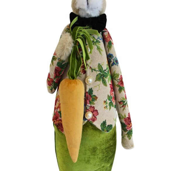 Dekoratív nyuszi sárgarépával 107cm
