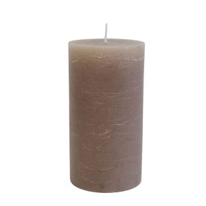 Halványbarna gyertya 13cm