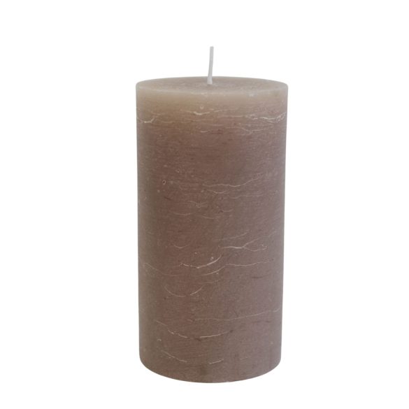 Halványbarna gyertya 13cm