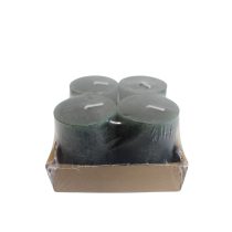 Zöld adventi gyertyák 4db 8cm