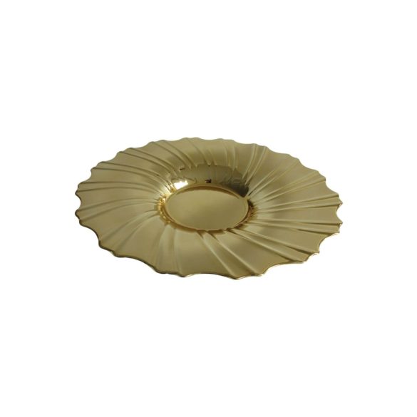 Arany kerek dekor tál 35cm