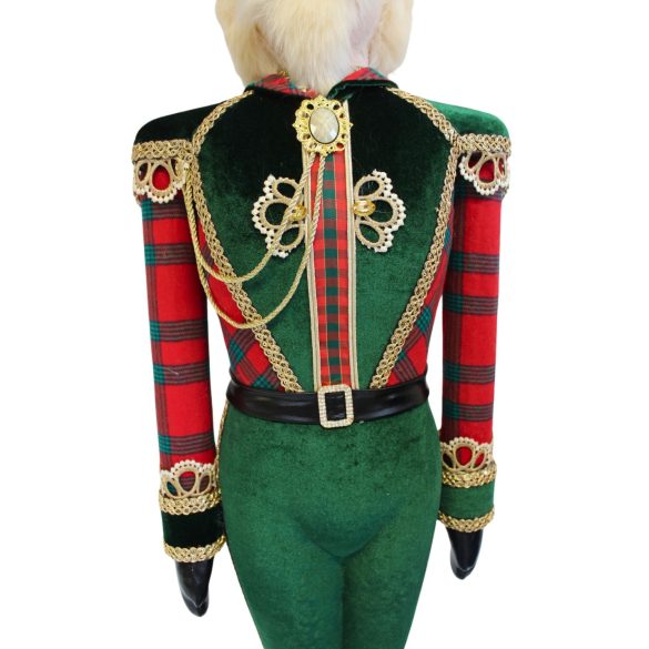 Hagyományos zöld-piros Diótörő 105cm