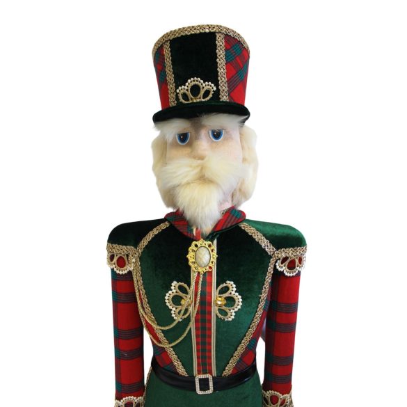 Hagyományos zöld-piros Diótörő 105cm