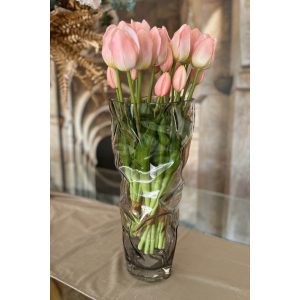 Design üveg váza 38cm