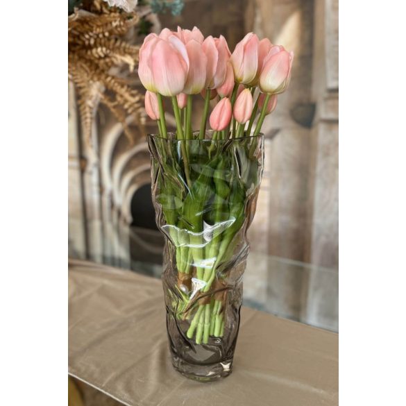 Design üveg váza 38cm