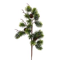 Zöld tűlevelű ág tobozokkal 65cm