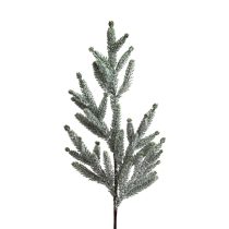 Zöld havas lucfenyő ág 67cm