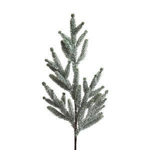 Zöld havas lucfenyő ág 67cm