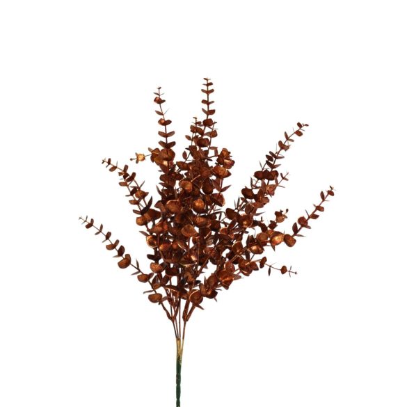 Réz színű mű eukaliptusz 44cm