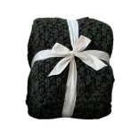 Zöld kötött takaró 170cm