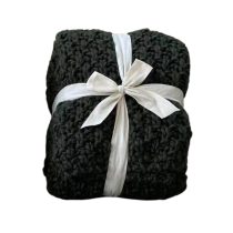 Zöld kötött takaró 170cm