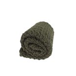 Zöld kötött takaró 170cm