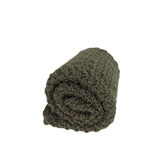 Zöld kötött takaró 170cm