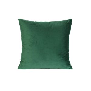 Zöld bársony díszpárna 40cm