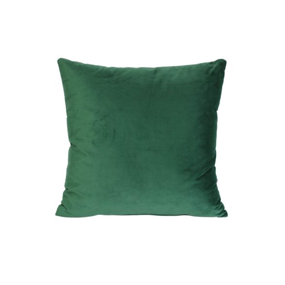 Zöld bársony díszpárna 40cm