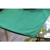 Zöld bársony asztali futó 150cm