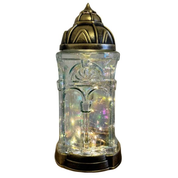 Arany LED kegyeleti mécses 35cm