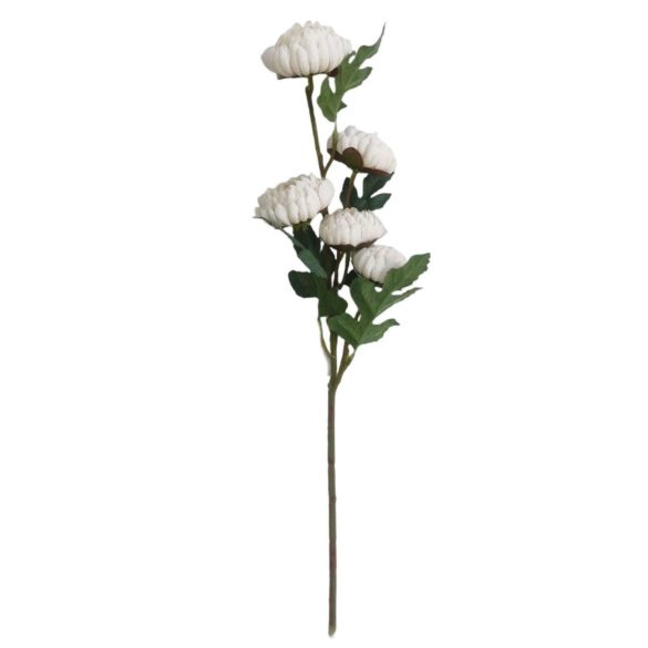Fehér mű krizantém 49cm