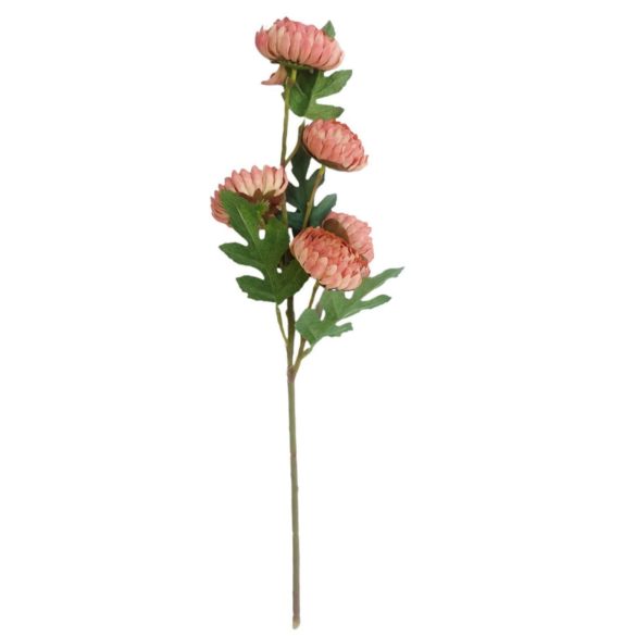 Rózsaszín mű krizantém 49cm