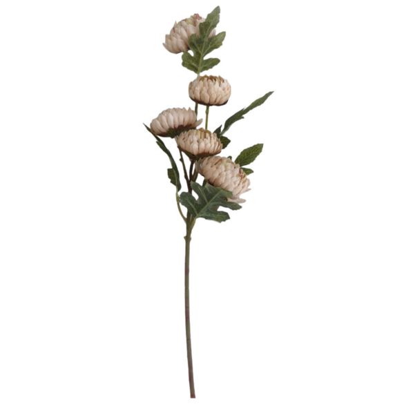 Krémszínű mű krizantém 49cm
