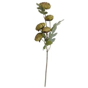 Zöld mű krizantém 49cm