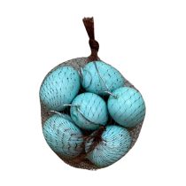 Kék húsvéti tojások 6db 5cm