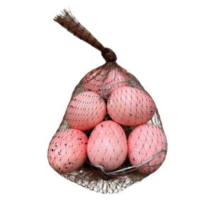 Rózsaszín húsvéti tojások 6db 5cm