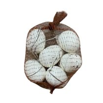 Fehér húsvéti tojások 6db 5cm