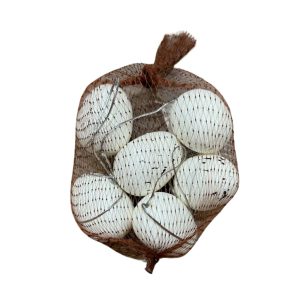 Fehér húsvéti tojások 6db 5cm