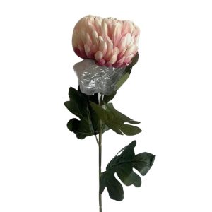 Krém-lila mű krizantém 74cm