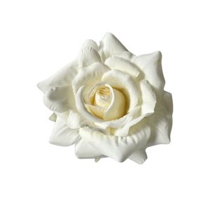 Fehér rózsa fejek 12db 10cm