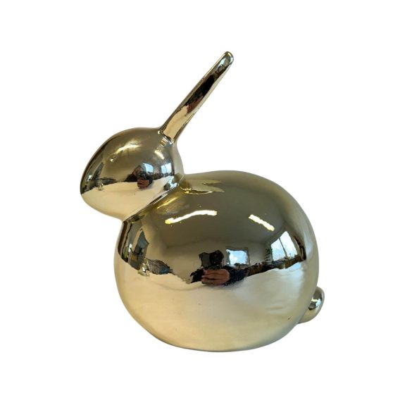 Arany porcelán nyúl 18cm