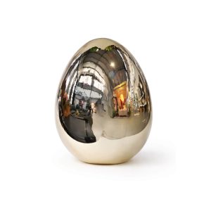 Arany porcelán tojás 16cm