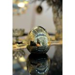 Arany porcelán tojás 10cm