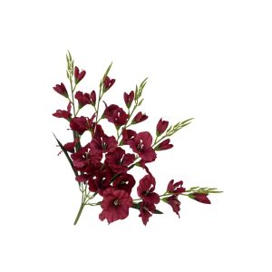 Bordó mű kardvirág csokor 67cm