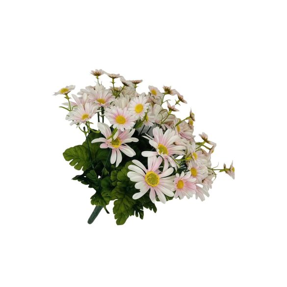 Rózsaszín mű százszorszép csokor 40cm