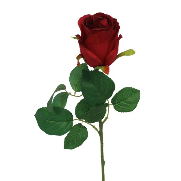 Piros műrózsa 50cm