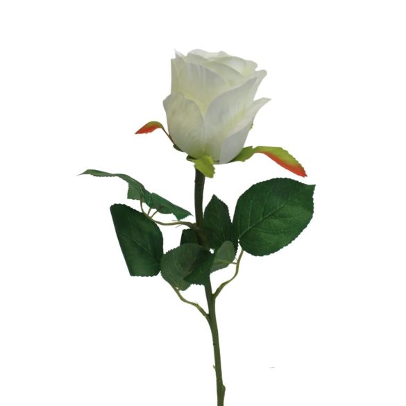 Fehér műrózsa 50cm