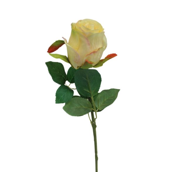 Krém színű műrózsa 50cm