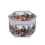 Karácsonyi gömbök lóval 7cm 14db