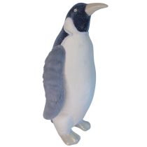 Jégkék karácsonyi dekoráció pingvin 83cm