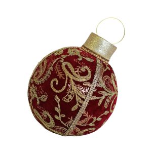 Luxus piros karácsonyi gömb 35 cm