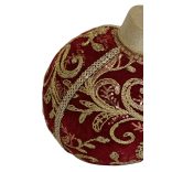 Luxus piros karácsonyi gömb 35 cm